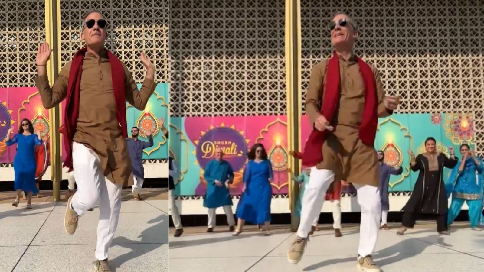 us ambassador eric garcetti fantastic dance on tauba tauba song at diwali party in delhi 1730284537901 16 9 8c4oga