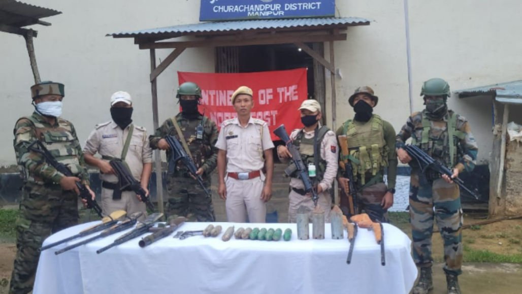 weapons and explosive materials seized in churachandpur 1728120889352 16 9 zHyoF1