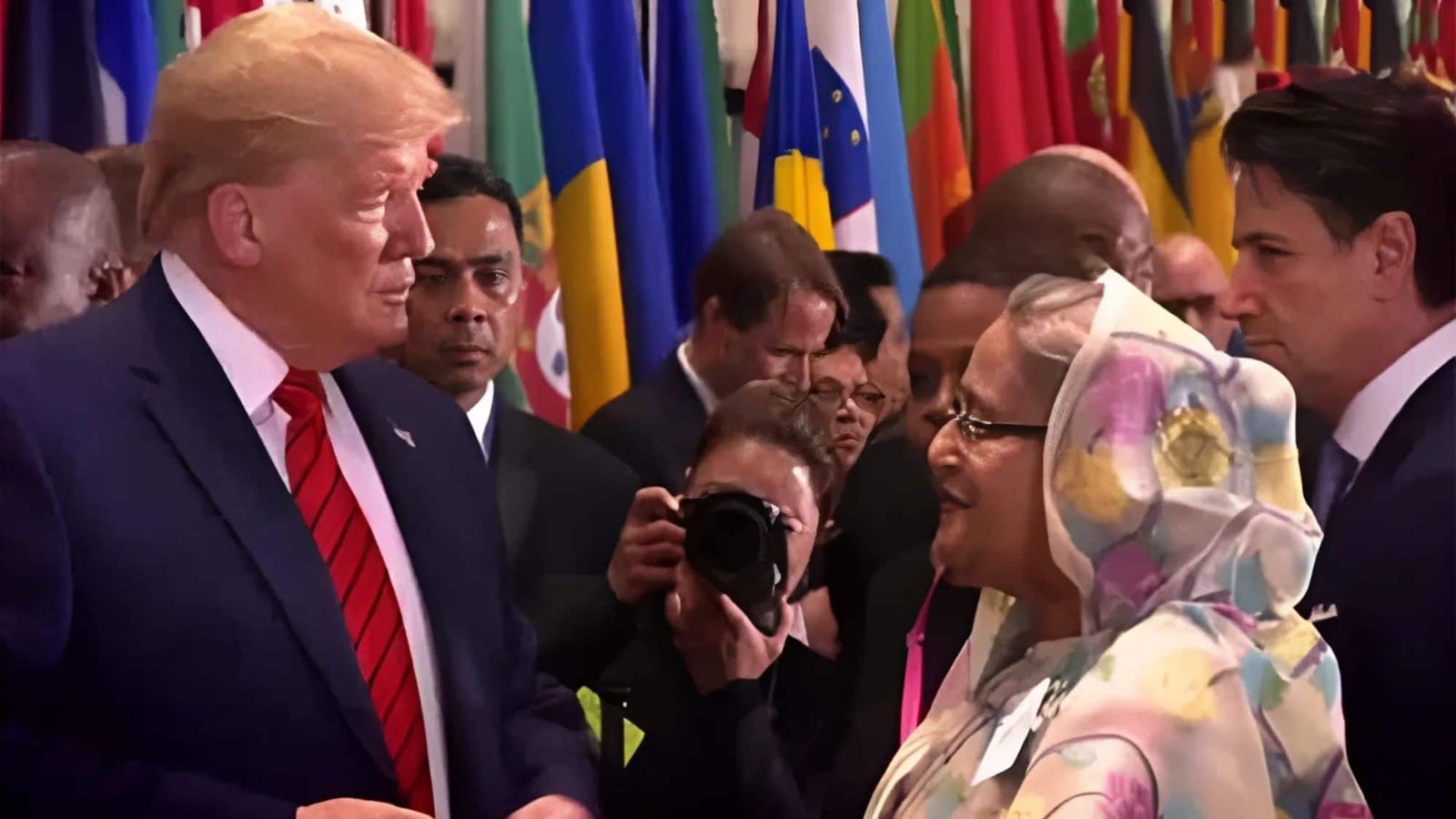 Trump Sheikh Hasina lZEhro