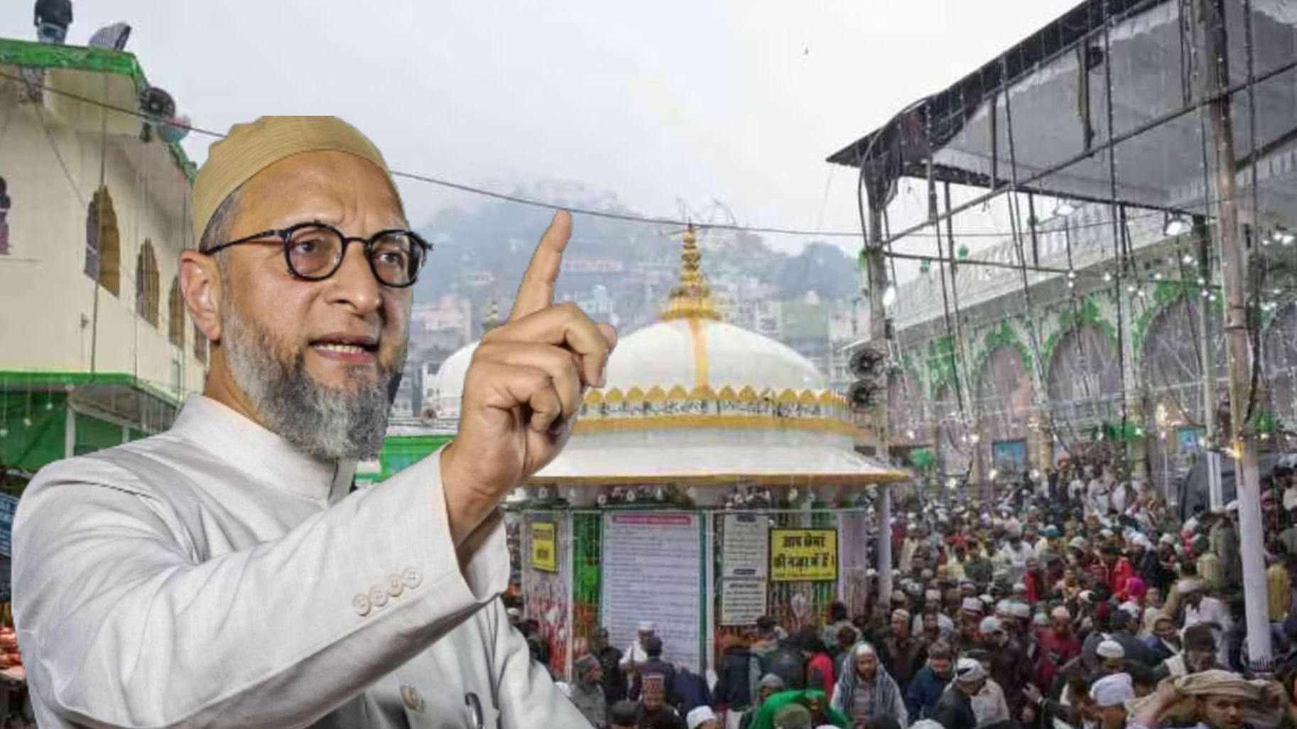 aimim chief asaduddin owaisi on ajmer sharif dargah 1732729085429 16 9