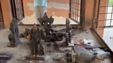 idols vandalised at hanuman temple in hyderabad 1730818545306 16 9 N7V3K1