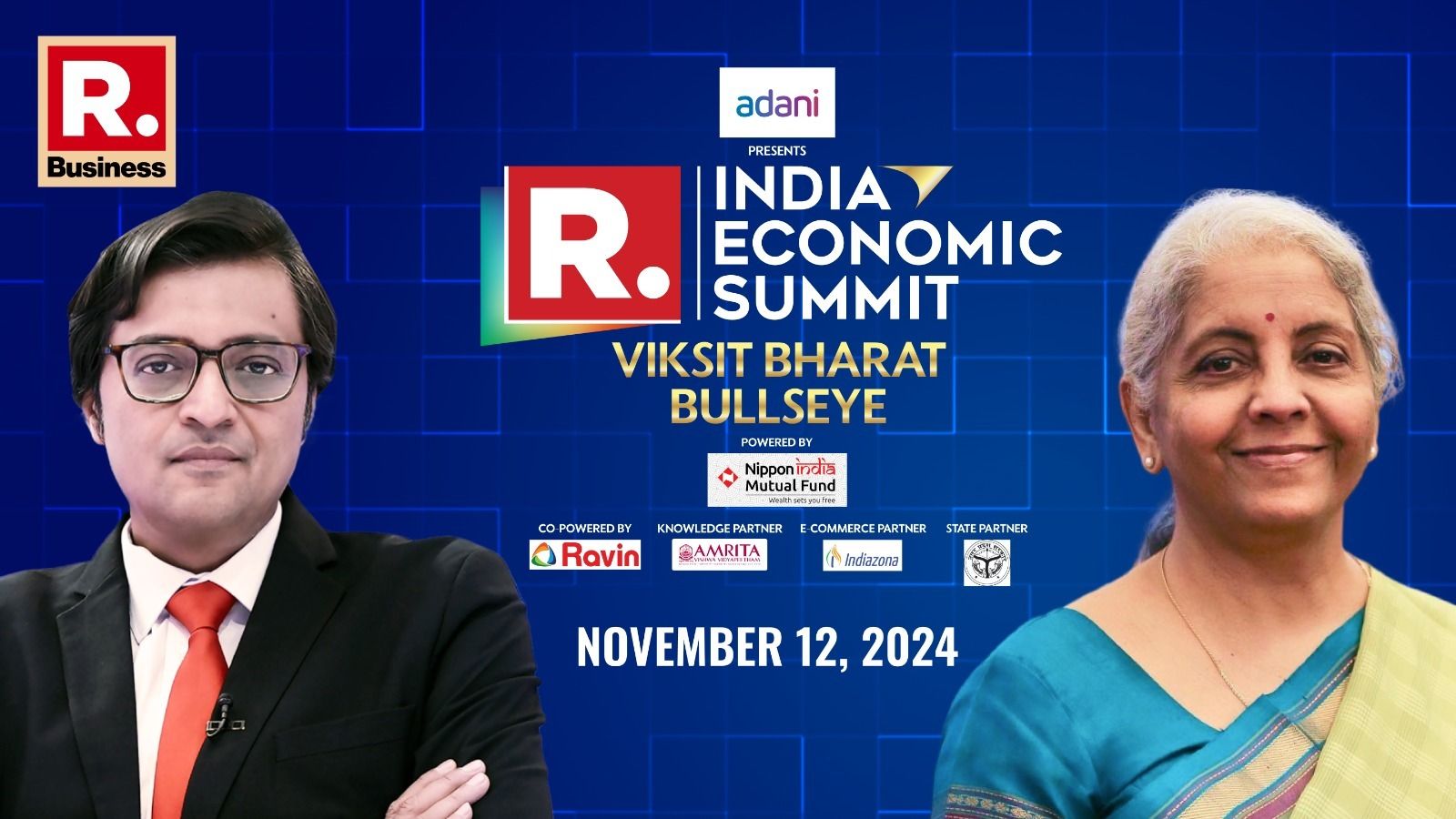 india economic summit 2024 top voices to discuss viksit bharat blueprint at republic media hq 1731329590852 16 9 hi981B