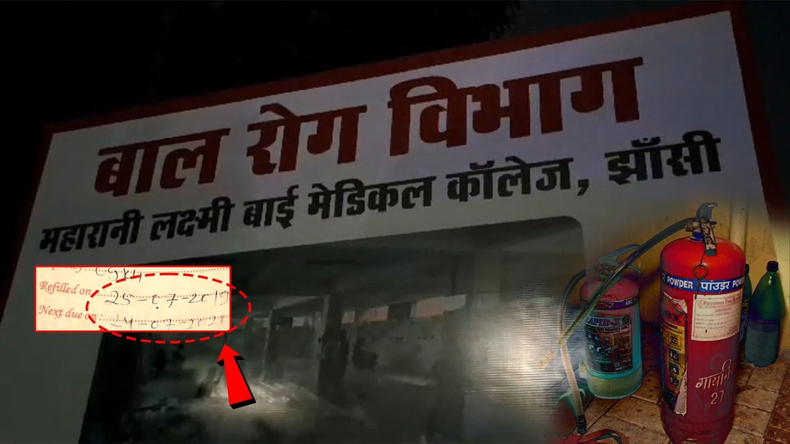 झांसी: 4 साल से एक्सपायर था सिलेंडर, अर्लाम ने दिया ‘धोखा’;10 मासूमों की मौत का कौन जिम्मेदार?