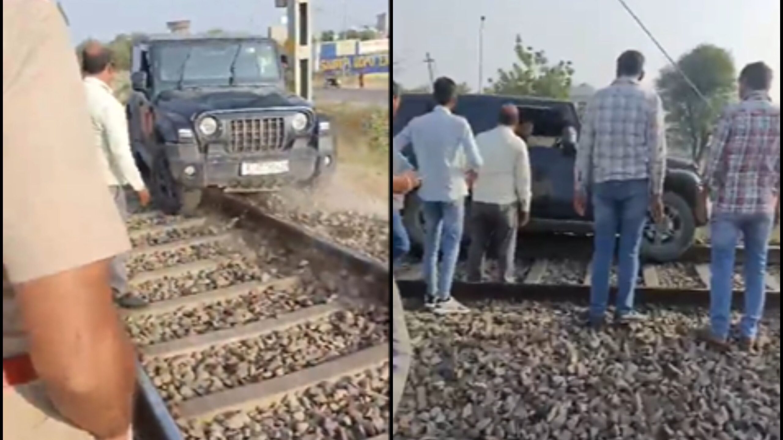 man arrested for driving car on railway track in jaipur while shooting social media reel 1731427754693 16 9 tHGXFG scaled