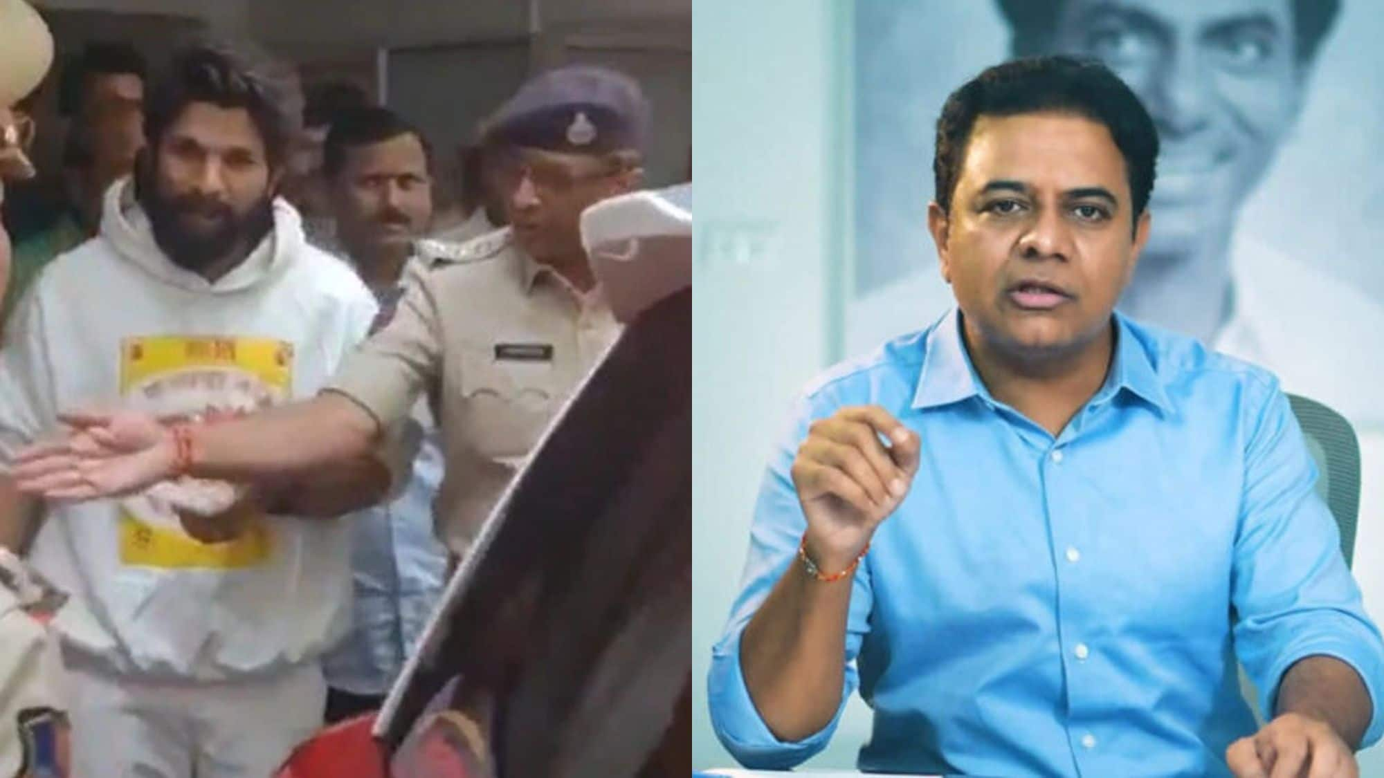 Allu arjun Arrest KTR LMfiso