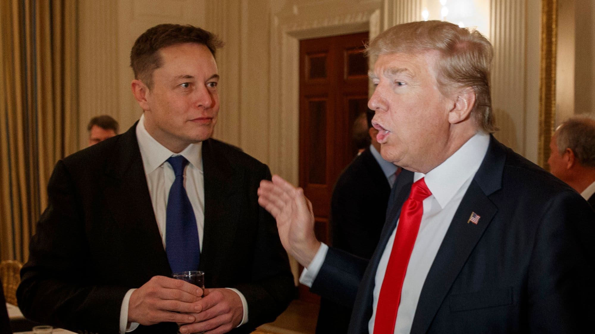 Elon Musk Donald Trump U29Uuv