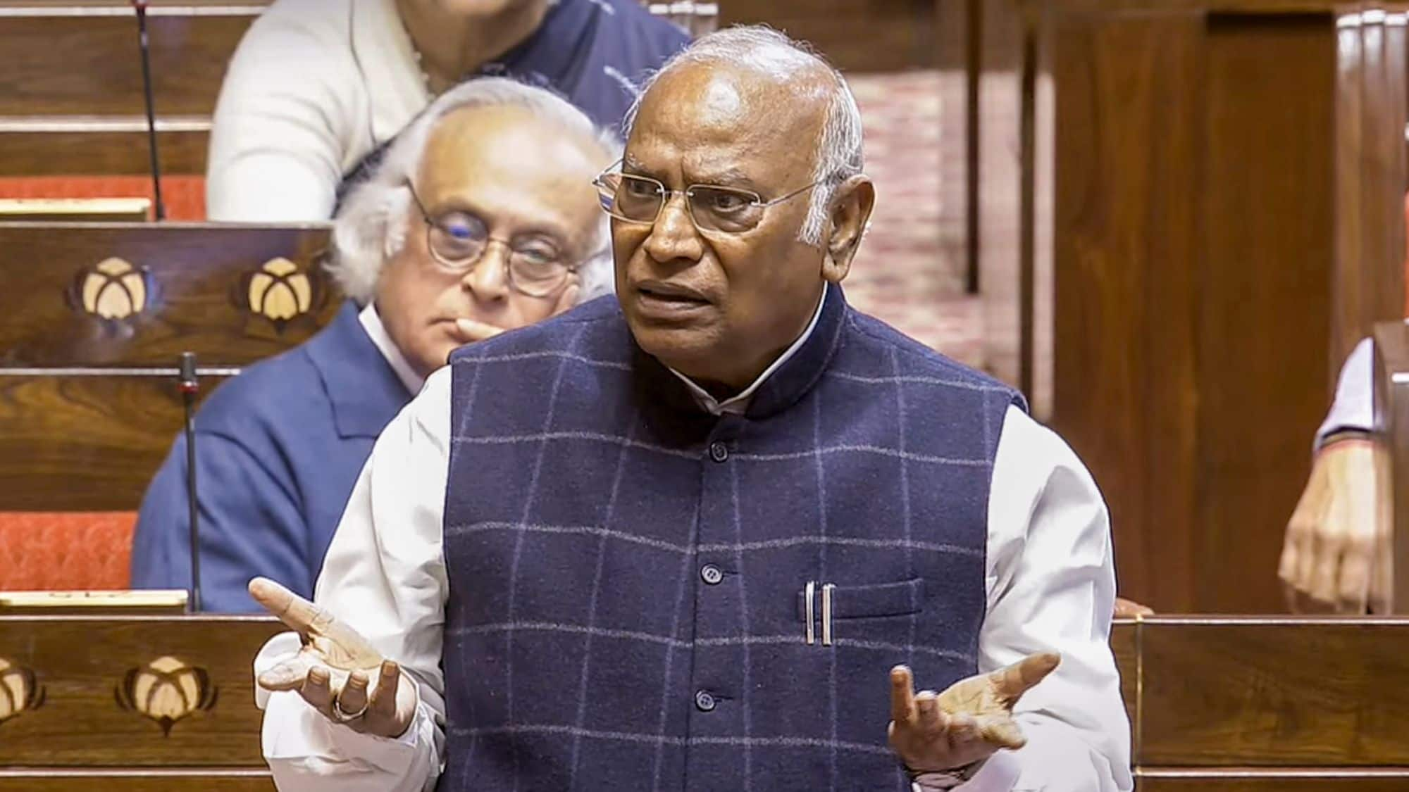 Mallikarjun Kharge Rajya Sabha tZzTKj