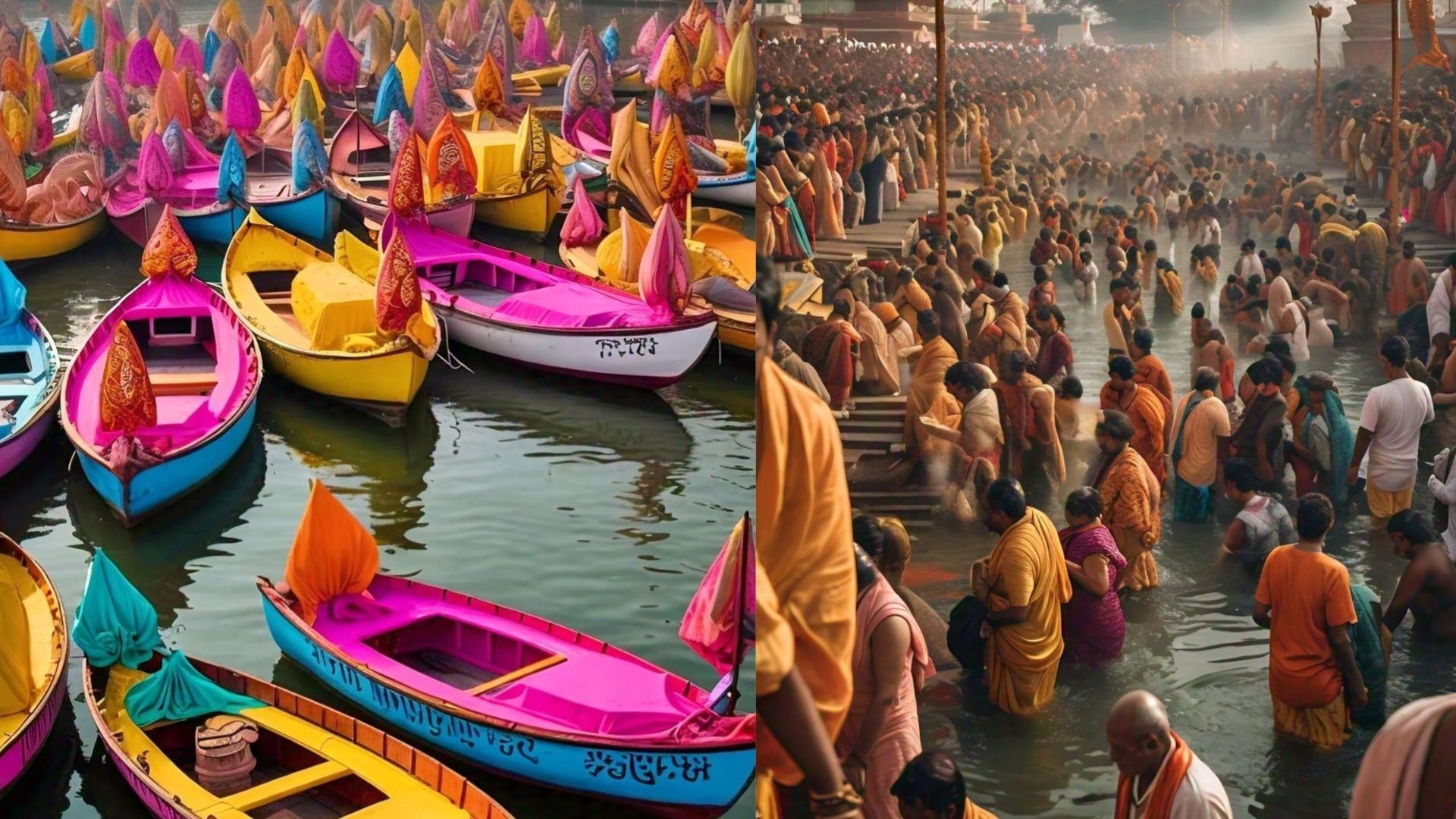 colorful boats photo in mahakumbh 2025 1734789335573 16 9 wFzPy9