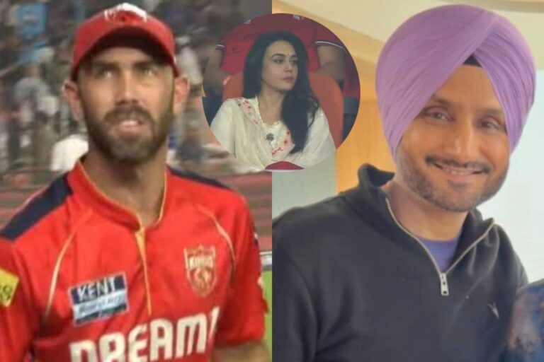हरभजन ने प्रीति जिंटा के सामने मैक्सवेल के कपड़े उतार दिए